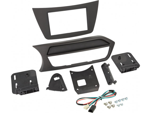 2-DIN Paneel Mercedes Benz C-Klasse (W204) 2011-2014 Kleur: Zwart