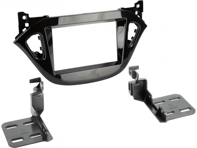 2-DIN Paneel Opel Corsa (E) 2017-2019 Kleur: Pianolak Zwart
