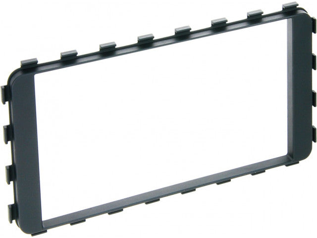 2-DIN Paneel Toyota iQ (AJ1) 2009-2014 Kleur: Zwart