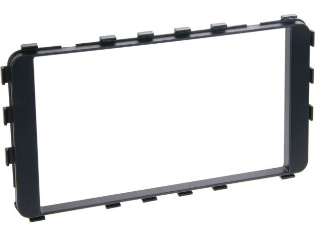 2-DIN Paneel Toyota Yaris (XP9) 01/2006-10/2011 Kleur: Zwart