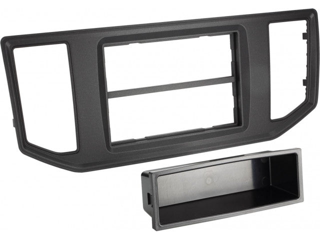 2-DIN Paneel Volkswagen Crafter 2017-2019 Kleur: Zwart