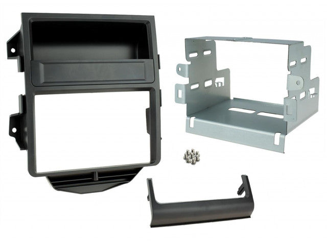 2-DIN Paneel Porsche Macan 2014-2016 - Kleur: Zwart