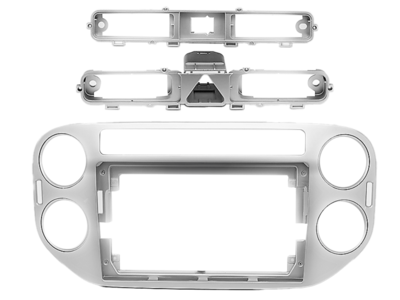 ACV 9 inch radio-inbouwkit voor VW Tiguan 06/2011-04/2016 zilver i-dapter/Antenne - afbeelding 4 - 691320-98-2
