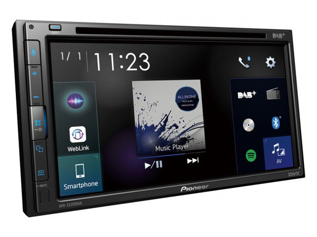 Pioneer AVH-Z5200DAB - Multimediaspeler - Dubbel Din - Apple Car Play - Bluetooth - Default Title