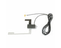 Universele DAB plakantenne 3m kabel. DAB+ SMB F 90graden, 12volt, fantoom voeding