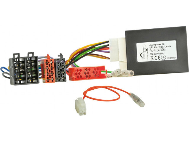 Stuurwielinterface. Iveco Daily en Diverse modellen Alfa Romeo met Kenwood
