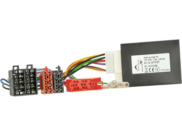 Stuurwielinterface. Alfa Romeo/Citroën/Iveco/Fiat ISO/Mini-ISO