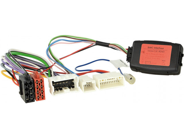Stuurwielinterface. Fiat/Mercedes/Nissan/Opel/Renault 12 Pin/24 Pin/6 Pin