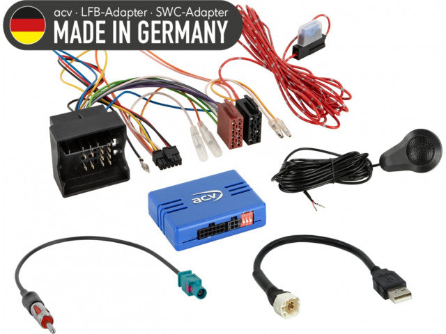 Stuurwielinterface. BMW/Mini voertuigen 40Pin Quadlock/PDC/USB/Antenne (42sbm013)