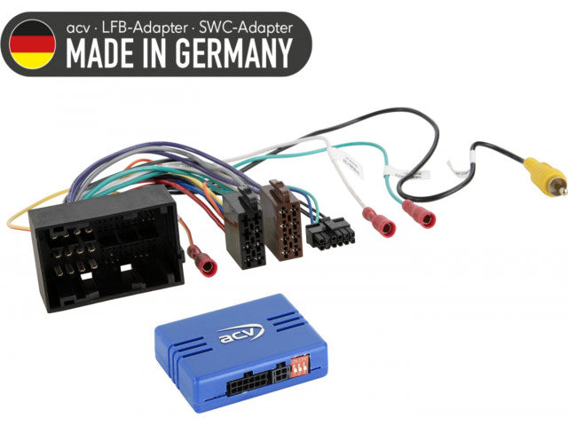 Stuurwielinterface. Citroen/Fiat/Opel/Peugeot Daiichi Gekleurde OEM Kabels
