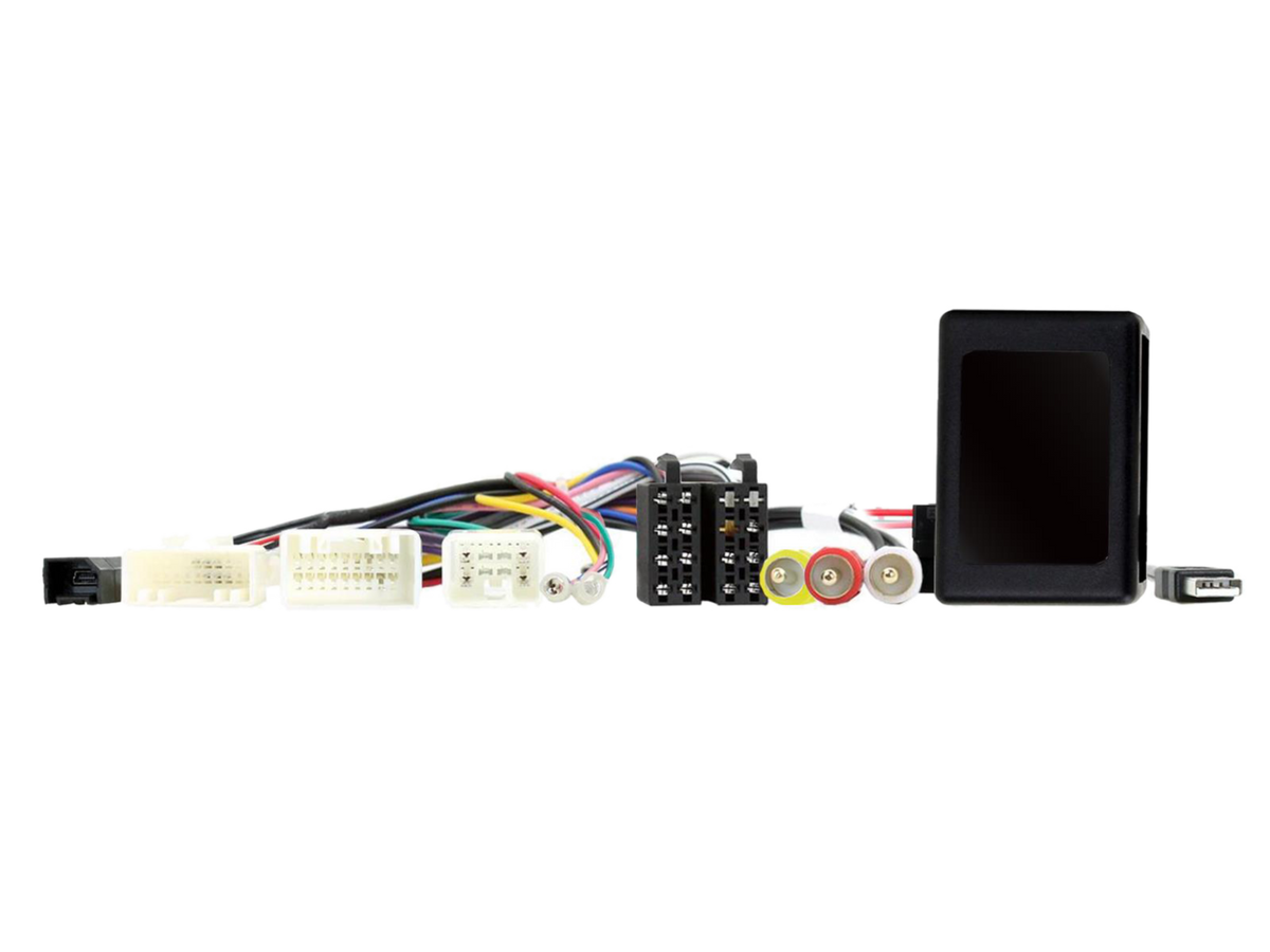Stuurwielinterface. Mitsubishi L200/Outlander - 18Pin/20 Pin met behoud van 360° camera en versterker