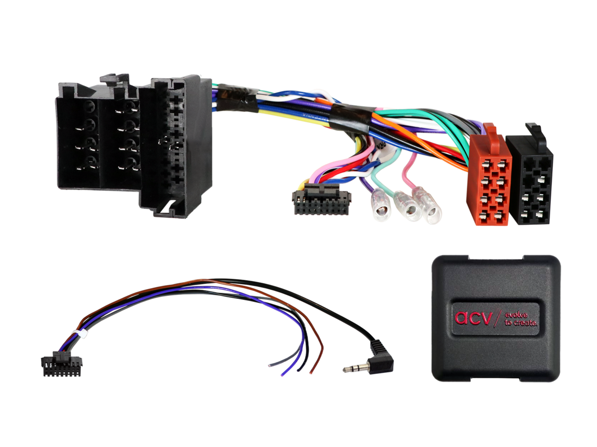 Stuurwielinterface. Alfa Romeo 147/GT ISO CAN Bus/Mini ISO Multilead (42sar003)
