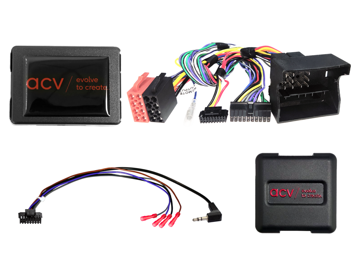 Stuurwielinterface. BMW 3-Serie/5-Serie/X3/X5/Z4 - Mini Cooper IBus/Amp met multilead (42sbm007)