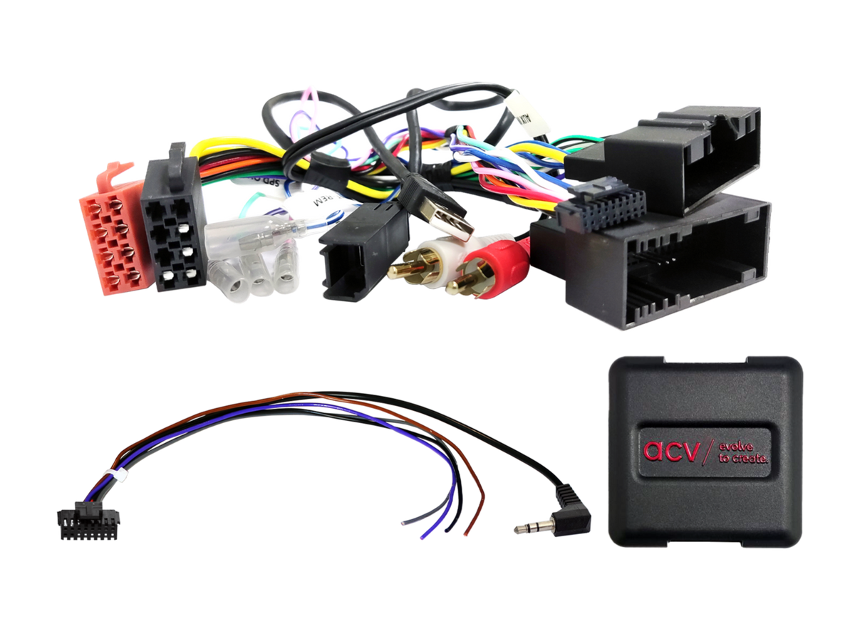 Stuurwielinterface. Ford diverse voertuigen 24-pins multilead USB/AUX
