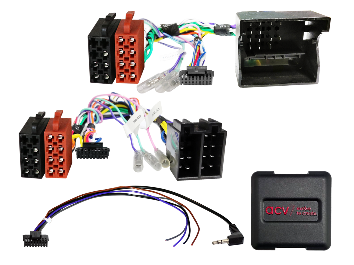 Stuurwielinterface. Mercedes/Smart/VW ISO 40Pin Quadlock Multilead (42smc00c)