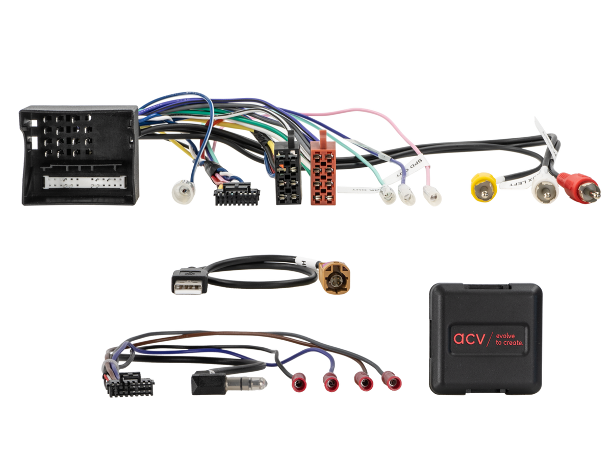 Stuurwielinterface. Porsche diverse voertuigen 40Pin Quadlock Multilead (42spo008)
