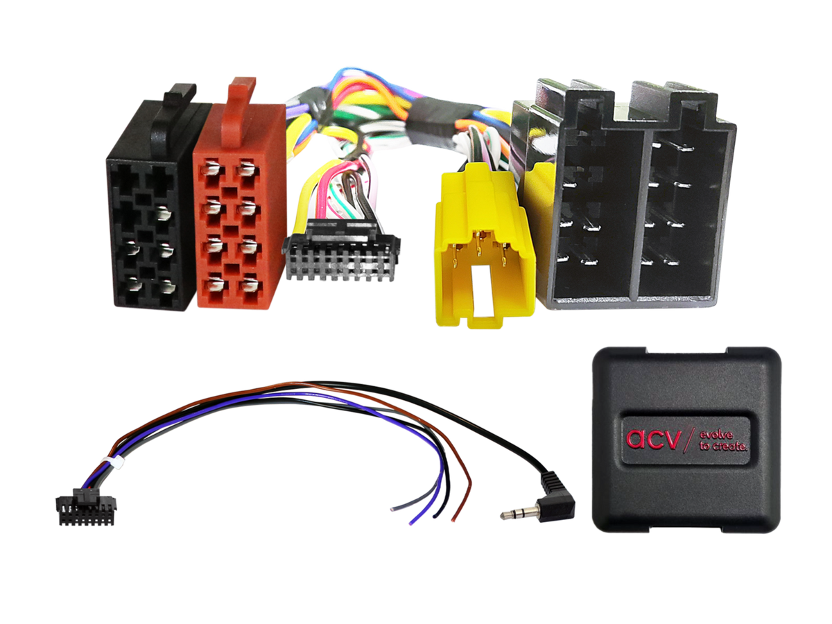 Stuurwielinterface. Dacia/Opel/Renault Voertuigen ISO/Mini ISO Multilead (42xdc001) (42srn004/42sdc001)