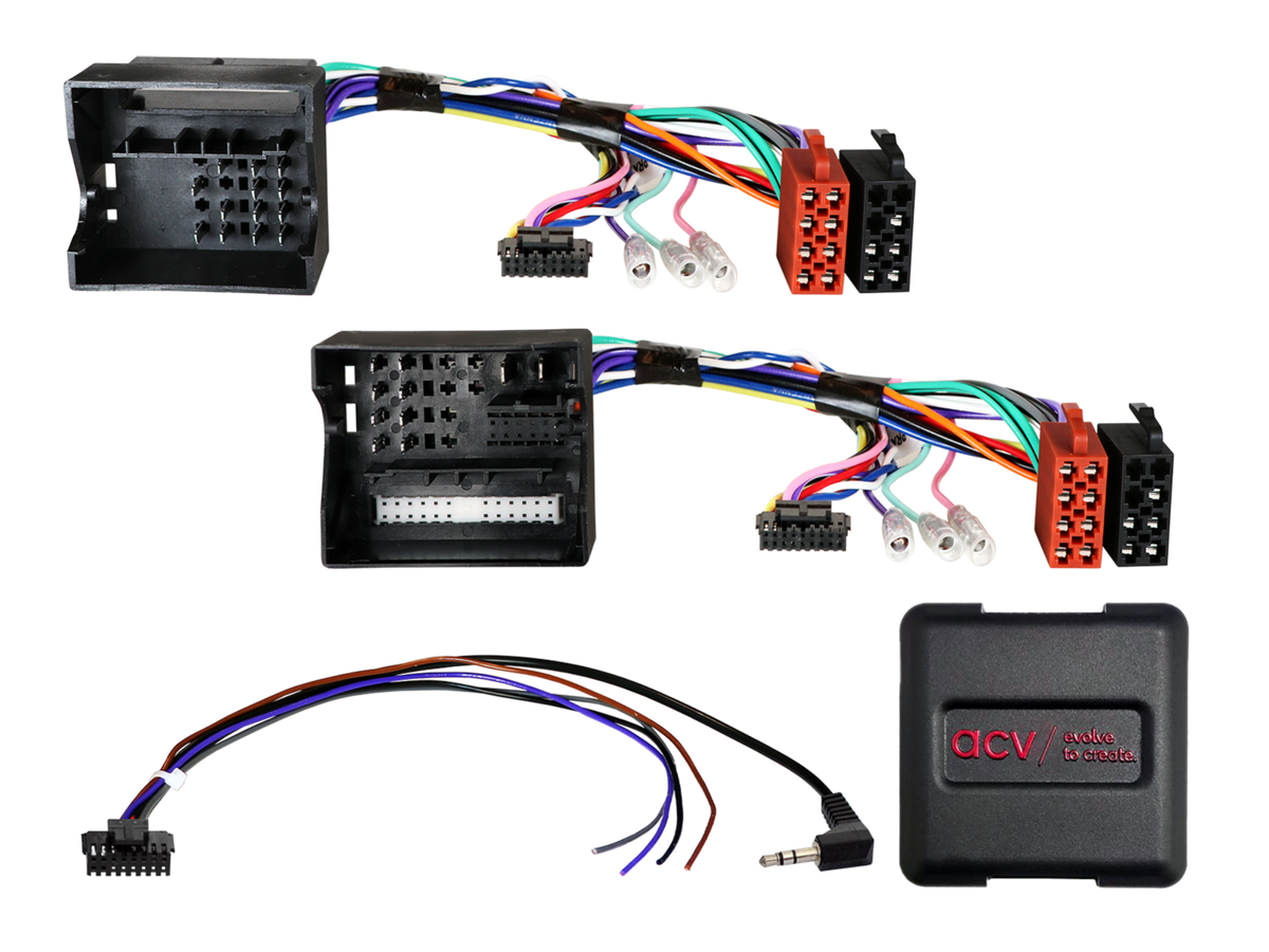 Stuurwielinterface. Seat/Skoda/VW 40Pin/52Pin Quadlock Multilead