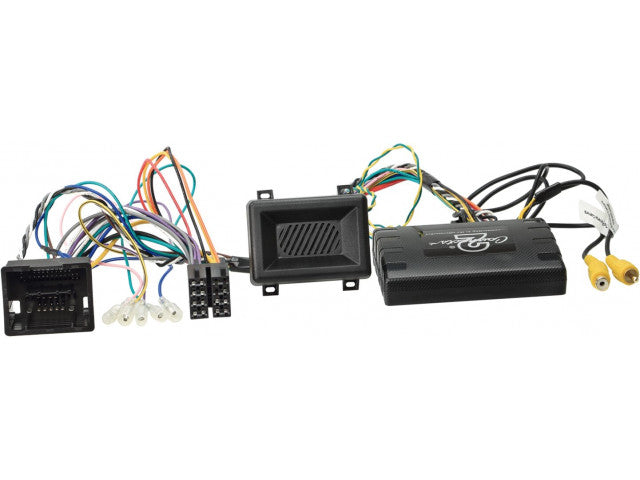 Stuurwielinterface. + Info Adapter Div.mod. Opel weergave van PDC/Klimaatcontrol/Stoelverwarming/Video input