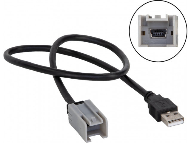 USB-adapter universeel mini USB grijs>USB-A los - Default Title