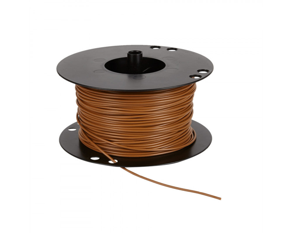 Voedingskabel haspel 0.75 mm² bruin 100 Meter