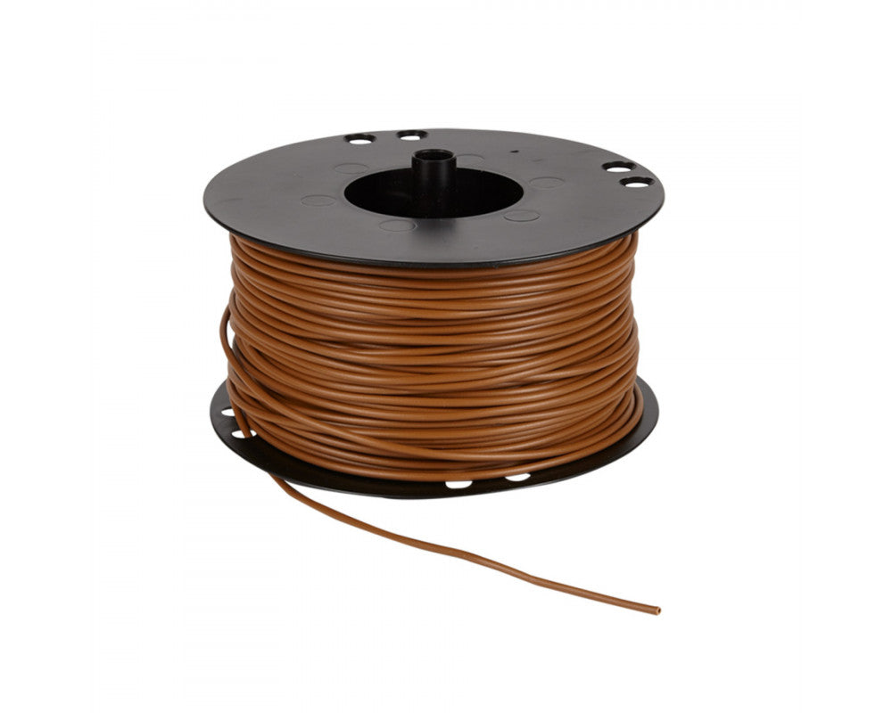 Voedingskabel haspel 1.50 mm² bruin 100 Meter