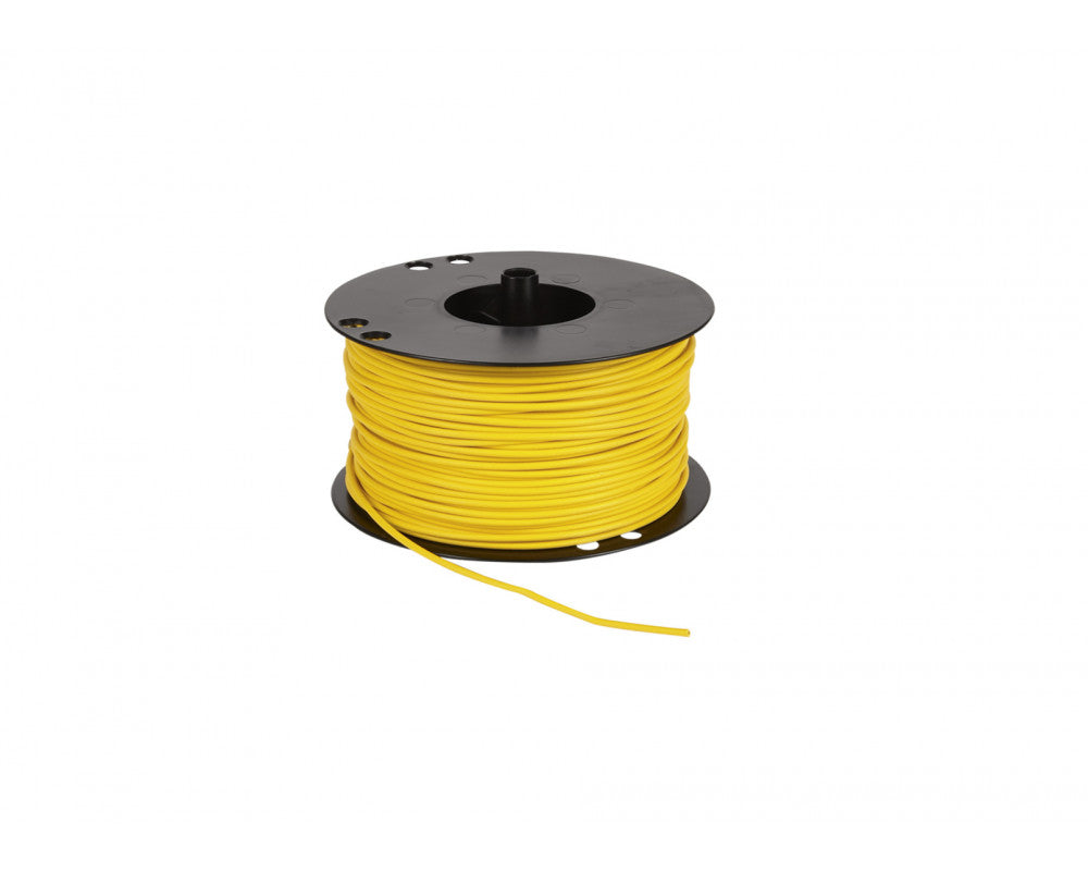 Voedingskabel haspel 1.50 mm² geel 100 Meter