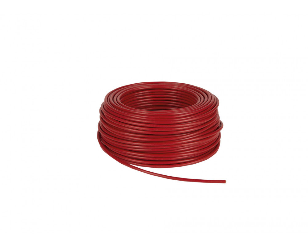 Voedingskabel in doos 4 mm² rood 50 Meter
