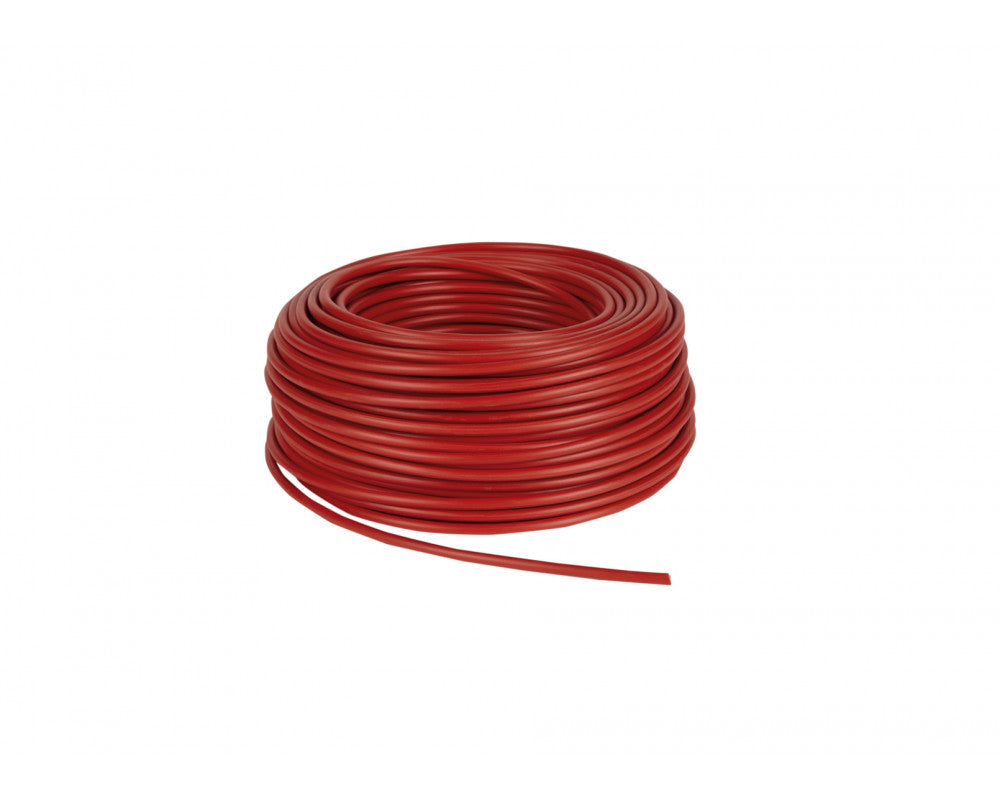 Voedingskabel in doos 6 mm² rood 50 Meter