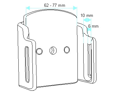 Brodit Toestelhouder 511307 voor Samsung Galaxy S25