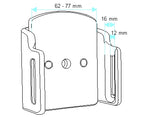 Brodit Verstelbare Houder 511309 — Passive holder with tilt swivel