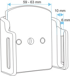 Brodit Toestelhouder 511431 voor Apple iPhone 5S