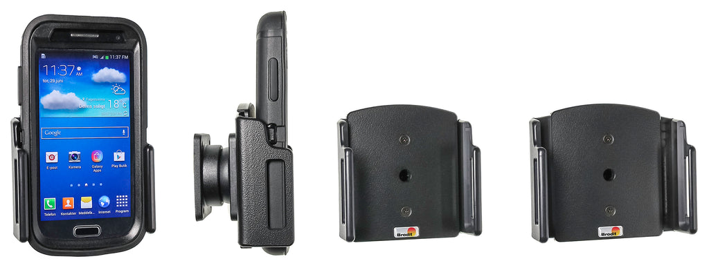 Brodit Verstelbare Houder 511483 — Passive holder with tilt swivel