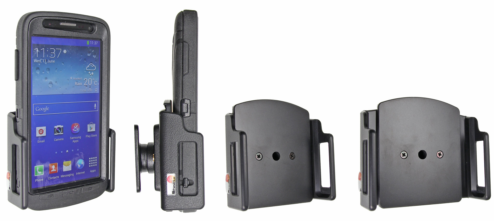 Brodit Verstelbare Houder 511484 — Passive holder with tilt swivel