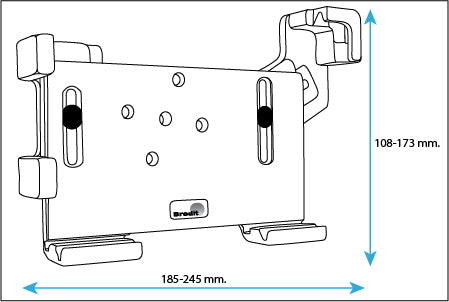 Brodit Verstelbare Houder 511615 — Passive holder with tilt swivel
