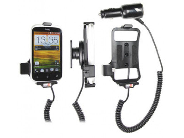 HTC Desire C Actieve houder met 12/24V lader. Let op: Uitlopend artikel, Kan niet retour! - Default Title