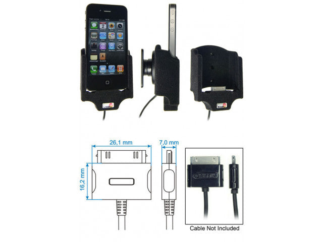 Apple iPhone 4/4S Passieve houder met deel voor Griffin Power Jolt kabel - Default Title