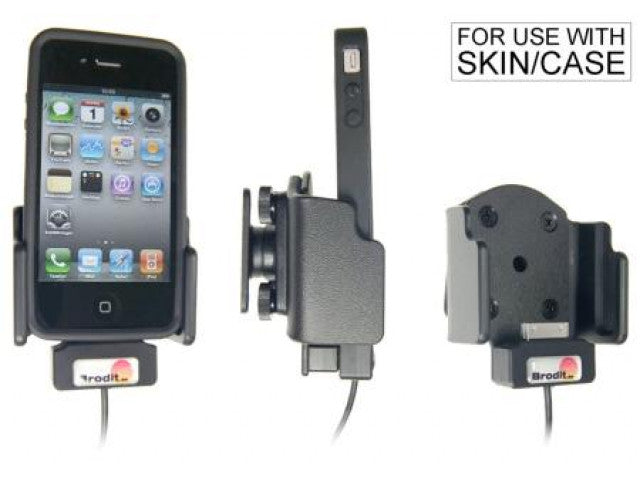 Apple iPhone 4/4S Passieve verstelbare houder met hoes. Let op: Uitlopend artikel, Kan niet retour! - Default Title