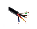 Meer aderige kabel 7x 1.0mm2 25mtr rol, buitenhuls zwart, buiten diameter 8.0mm2