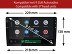 ACV 9 inch radio-inbouwkit voor VW Touareg I(7L) 06/2003-02/2010 LFB/Antenne - afbeelding 6 - 691320-99-1