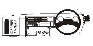 Brodit ProClip 602852 voor Volkswagen T4 Transporter/Pickup