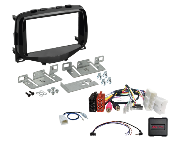 2-DIN kit Citroën C1/Peugeot 108/Toyota Aygo - Kleur : piano Zwart