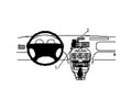 ProClip - MG TF/ ZR - Rover 200/ 25 Center mount. LET OP: UITLOPEND ARTIKEL, KAN NIET RETOUR!