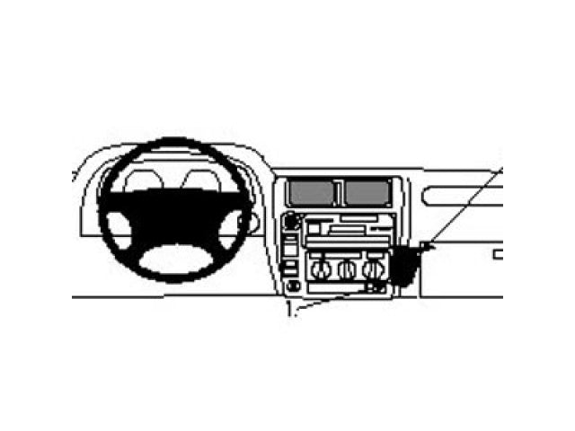 ProClip - Toyota LandCruiser 90 1997-2002 Angled mount. LET OP: UITLOPEND ARTIKEL, KAN NIET RETOUR!
