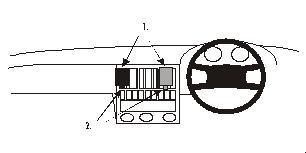 Brodit ProClip 651947 voor Audi Quattro
