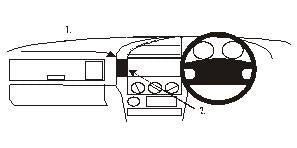 Brodit ProClip 652023 voor BMW 3-series E36