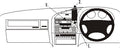 Brodit ProClip 652043 voor BMW 3-series E36 Touring