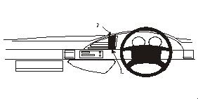 Brodit ProClip 652118 voor Citroen Synergie