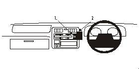 Brodit ProClip 652219 voor Toyota HiAce