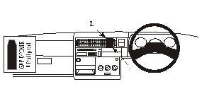 Brodit ProClip 652296 voor Volkswagen T4 Transporter/Pickup